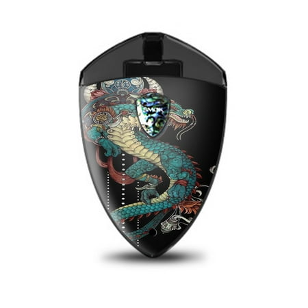 Skin Decal Vinyl Wrap for Smok Rolo Badge Vape stickers skins cover/ Dragon Japanese Style (Best Japanese Style Tattoo Artist)