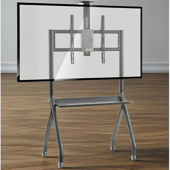JYXOIHUB Smart Board Floor Stand for 42-75 Inch | Quick-Release Wheels, Height Adjustment