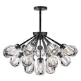 thumbnail image 7 of Fredrick Ramond Fr46956 Elise 19 Light 27" Wide Abstract Pendant - Black, 7 of 7