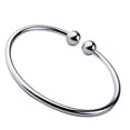 thumbnail image 3 of Chapado en Plata Hombres de Abierta Brazalete Brazalete Brazalete, 3 of 9