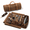 Brown - Black, variant on Black - Black 17-Piece Travel Mixology Bartending Kit with Waxed Canvas Carry Bag