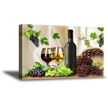 Awkward Styles Wine Wall Decor Wine Canvas Wall Art Gifts for Women and Men Wine and Grapes Kitchen Decor Wine Wall Art Home Decor Gifts Wine Canvas Wall Art for Wine Lovers