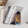 thumbnail image 6 of Lsque Ocean Scene with Noah's Ark Printed Wood Bookends,Non-Skid Bookend for Shelves,Heavy Duty Support Bookends,Non-Slip Foam Pads for Office, Home, and Library,1 Pair, 6 of 8