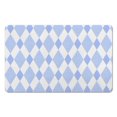 thumbnail image 1 of Durable Checkered Bathroom Rug - Long, Non-Slip Bath Mat, Absorbs Water, Soft Microfiber, 20x32 inches, Machine Washable., 1 of 5