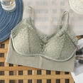 thumbnail image 4 of Sngxgn Women's Wireless Full-Coverage Bra with Everyday Comfort(Green,One Size), 4 of 6