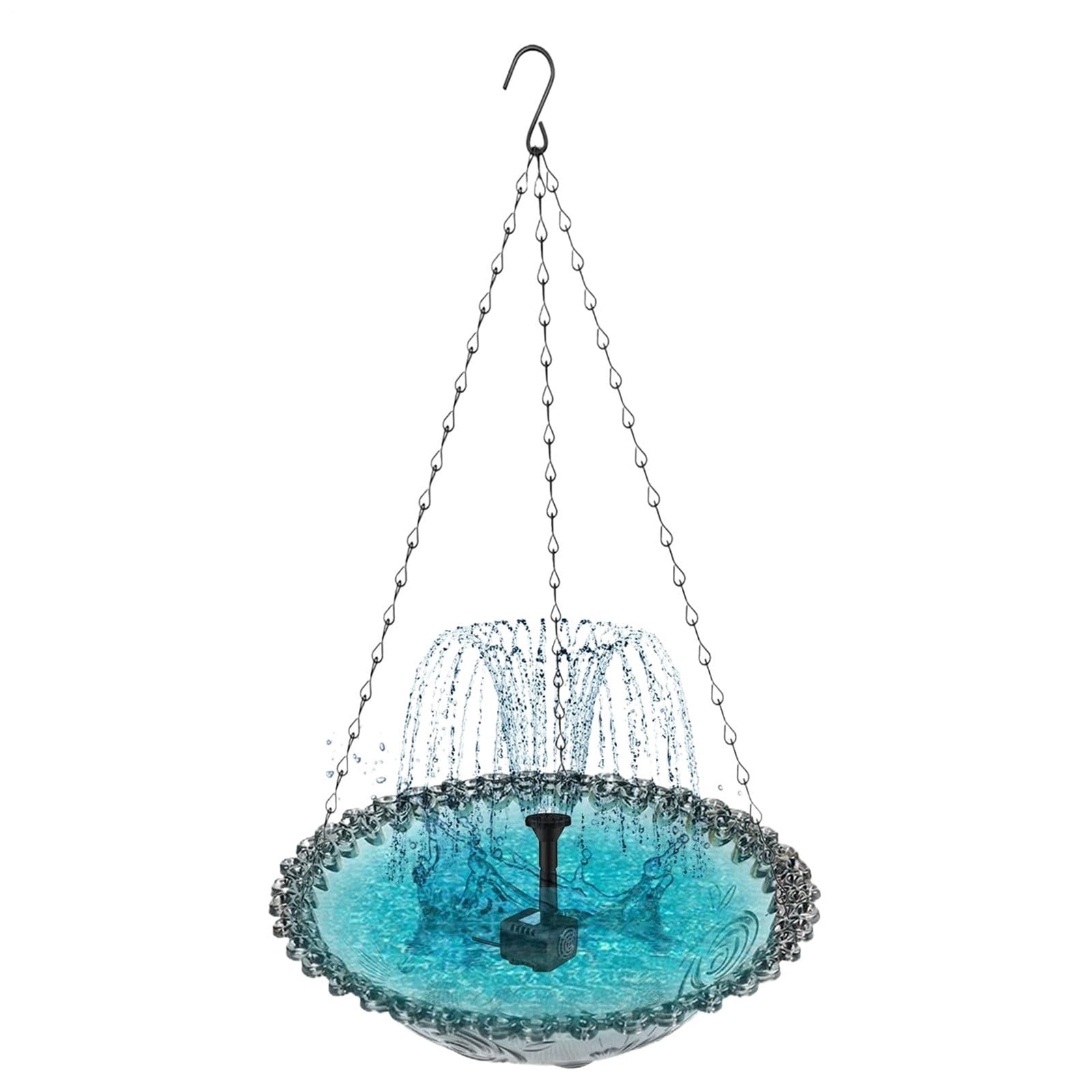 LLDYYDS Hummingbird Feeder and Bird Bath for Outdoors 2-in-1 for Small Birds - Hummingbird Bath Fountain