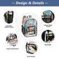 thumbnail image 5 of Ttyddzy Clear Backpack Heavy Duty PVC Transparent Backpack for College Workplace, under Sea House, 5 of 8