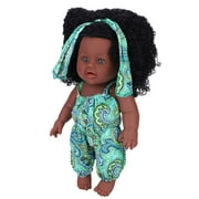 Ccdes Poupée de bébé en vinyle souple avec des vêtements nouveau-né jouet de bain de sommeil, jouet de poupée bébé, poupée bébé avec des vêtements