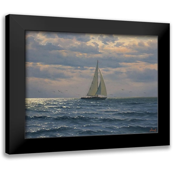 Adamov, Alexey 18x14 Black Modern Framed Museum Art Print Titled - Wrong Wind