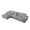 Light Gray, variant on Oliver Modern Style Polyester Upholstered Large Sectional Sofa Couch Light Gray