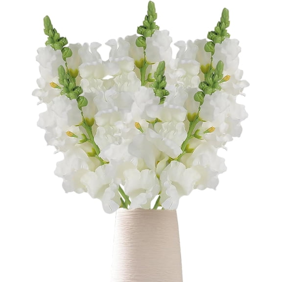 Artificial Snapdragon Flower Stem 41cm Realistic Spring Bouquet for Home Garden Wedding Vase Arrangement