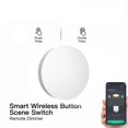 thumbnail image 2 of 2X Tuya ZigBee Devices Button Scene Switch Intelligent Linkage Smart Switch Battery Powered Work with Smart Life, 2 of 8