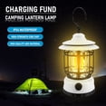 thumbnail image 4 of Lanterne de Camping avec Variateur 200 Lm Lumière DEL Rechargeable Portable Légère Lampe USB Réglable Rétro pour Plein Air Randonnée Pêche Jardin Cour, 4 of 11