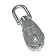 thumbnail image 5 of GOOHOCHY 20mm Stainless Steel Single Wheel Swivel Pulley Block Loading 75KG (Silver), 5 of 7