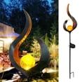 thumbnail image 1 of LED Solar Power Flame Effect Light Waterproof Retro Lamp Courtyard Lawn Landscape Outdoor Walkways Yard Garden Decor LightEUnited States He Qiyong unisex, 1 of 1