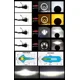 thumbnail image 5 of Par 7'' Faros Led Redondos Ojos Angel Wrangler Jeep Jk Vocho, 5 of 8