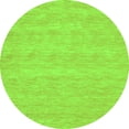 thumbnail image 1 of Ahgly Company Indoor Round Abstract Green Contemporary Area Rugs, 3' Round, 1 of 1