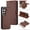 Brown, variant on LC.IMEEKE Case for Samsung Galaxy S26 Ultra 5G 6.9 inch, 2 in1 Multifunctional Detachable Wallet Phone Case for Men Women with RFID Blocking Wrist Strap Shockproof Protective Case,Black