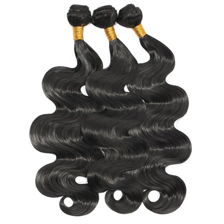 S Noilite Body Wave Synthetic Hair Weave 3 Hair Bundles Deals 16