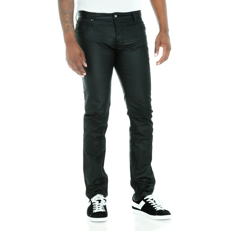 Kings Men's Skinny Waxed Jeans - Walmart.com