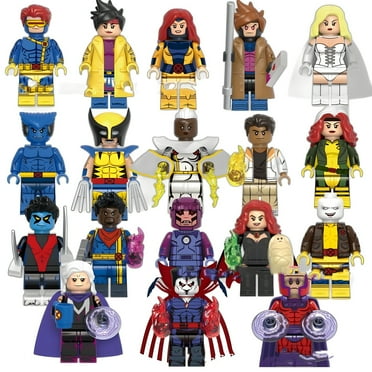 18 PCS X-Men Minifigures Set, Collectible 1.77 Inch Wolverine & Variant Night Walker Action Figures, Perfect for Kids’ Gifts and Cake Decorations