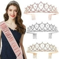 thumbnail image 4 of "BIRTHDAY GIRL"Sash & Rhinestone Tiara Kit - Birthday Gifts Birthday Sash for Women Birthday Party Supplies, 4 of 5