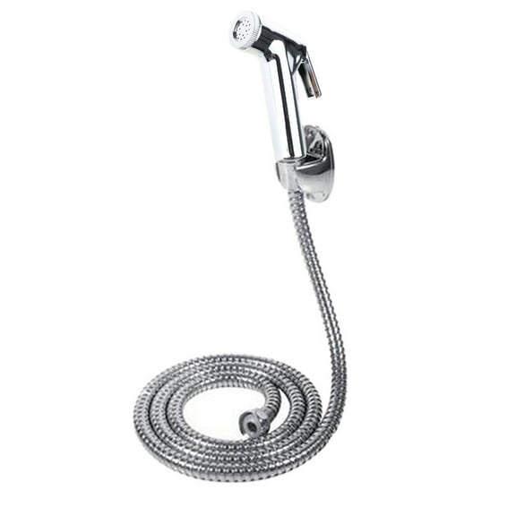 Bidet Faucets Set Portable Bidet Sprayer Set with Spring Hose & Holder Handheld Bidet Sprayer