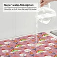 thumbnail image 6 of Kdxio Cartoon Chicken for Dish Drying Mat,24*18 inch Absorbent Dish Drainer Kitchen Counter,Large Size Dish Drying Pad for Countertops,Draining Racks, 6 of 9
