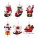 thumbnail image 4 of Decoración colgante de Navidad portátil para sala de estar, decoración de puerta de ventana de árbol de Navidad para Hotel de oficina, Kits de decoración para fiestas Calcetín Navideño Verde Advancent HA067630-02, 4 of 5