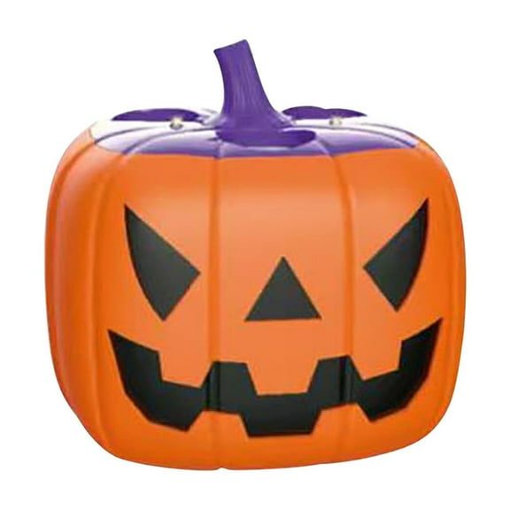 Diceymbol Halloween Foam Machine, Pumpkin Head Bubble Blower, LED Party Decor