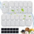 thumbnail image 1 of 24 Packs for Petlibro Cat Water Fountain Filters Replacement, Compatible with PETLIBRO®Dockstream Cat Water Fountain PLWF005 PLWF115 PLWF105 (12 Replacement Water Filters + 12Pre-Filter Sponges), 1 of 8