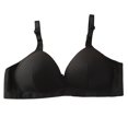 thumbnail image 2 of Womens Everyday Bras,Women Plus Size Wireless Bras Push Up Everyday Bralette Spaghetti Straps Daily Breathable Underwear, 2 of 3