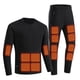 thumbnail image 1 of Ropa interior térmica calefactable Traje térmico de cuerpo entero con 22 zonas Ropa calefactable para parejas, 1 of 6