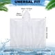 thumbnail image 5 of Ponchos de lluvia Handepo, 100 unidades, desechables, de plástico, color blanco, 5 of 6