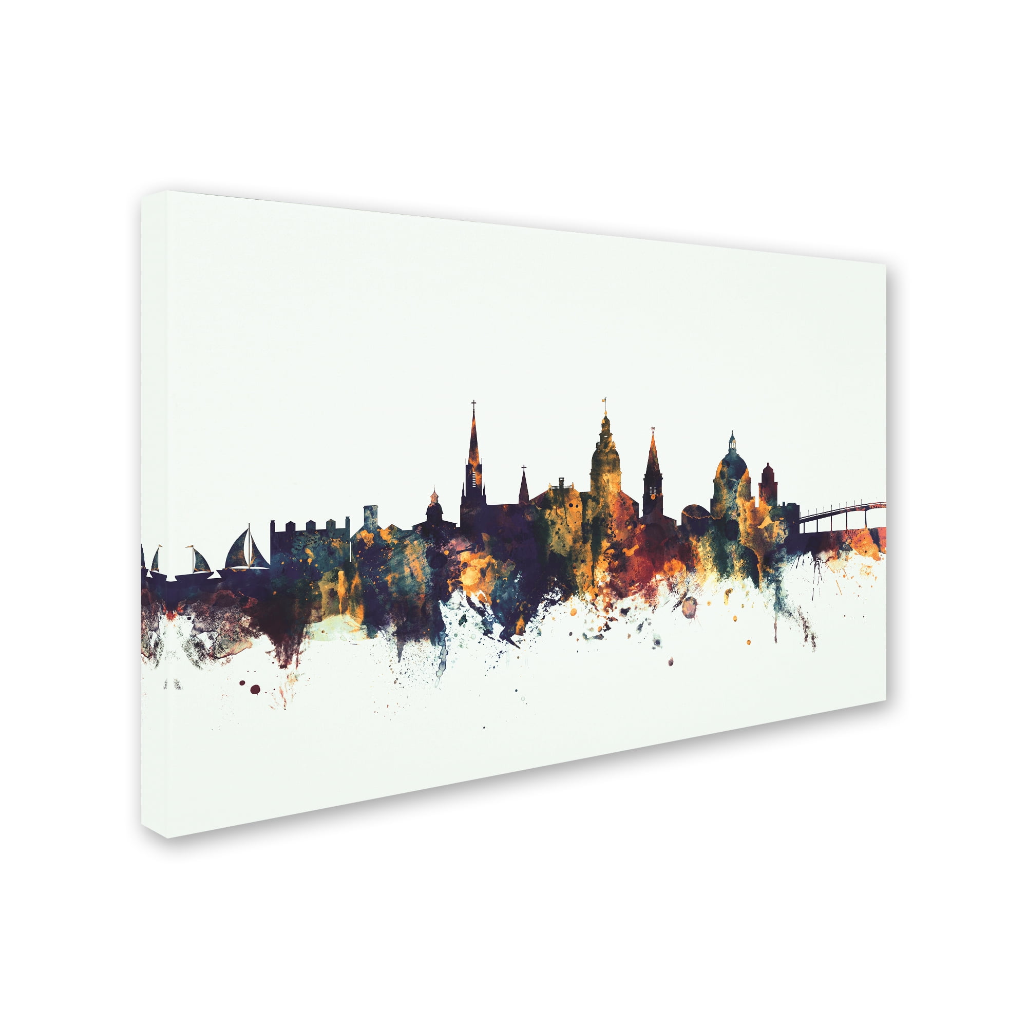 Trademark Fine Art 'Annapolis Maryland Skyline V' Canvas Art by Michael Tompsett