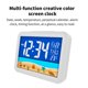 thumbnail image 4 of Reloj Despertador Con Pantalla A Color, Reloj Despertador Digital, Reloj De Mesa Negro, Reloj Despertador Rectangular Para El Hogar, Oficina, Hotel Methold HA025022-01, 4 of 6