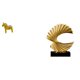 thumbnail image 1 of Adorno De Caballo De Dala Sueco Con Forma De Ola Oceánica, Figura Coleccionable De Dalecarlia, Escultura Abstracta De Animal Para Estantería, Entrada, Armario, Dormitorio, Sala De Estar,, 1 of 8