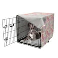 thumbnail image 5 of Pastel Dog Crate Cover, Soft Tone Leaves in Grunge Tones Romance in Mother Nature Revival Growth Essence, Easy to Use Pet Kennel Cover Small Dogs Puppies Kittens, 7 Sizes, Multicolor, by Ambesonne, 5 of 6