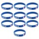 thumbnail image 1 of 10 pulseras de silicona con estampado de bandera de país, pulsera deportiva de moda, anillo de mano para partidos de fútbol (Francia), 1 of 8