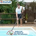 thumbnail image 6 of ProTuff Flat Pool Skimmer Net - Unlimited Free Replacements - Pro Grade Durability for Leaf, Pollen & Small Debris Surface Cleaning - Nearly 14 Fine Mesh Silt Net Skimmer, 6 of 7