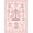 Pink Purple, Pattern 14, variant on ODIKA 8'x10' Washable Area Rug Non-Shedding, Easy Care, Round Pastel Carousel Motif Interlocking Scroll Traffic Storybook for King Size Bedroom Under Bed, Master Suite