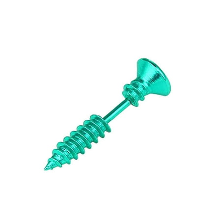 

Wmkox8yii 1 Pair Unisex Screw Stud Prank Titanium Steel Screw Piercing Stud Personalized Stainless Steel Earrings Hypoallergenic Ear Stud