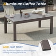 thumbnail image 5 of UDPATIO Aluminum Patio Furniture Set, Contemporary Outdoor Couch Set, Aluminum Patio Conversation Set, Blue, 5 of 11