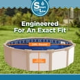 thumbnail image 2 of SmartLine 24' Round Island Tile Unibead Above Ground Swimming Pool Liner, 52" Height, 25 Gauge, 2 of 6