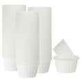 thumbnail image 1 of Unique Bargains 150 Pcs Caissettes à Cupcakes 3.5oz Taille Standard Caissettes en Papier Résistantes à la Graisse Jetables Blanches, 1 of 6