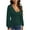Green, variant on Chbgutlmr Tops for Women Long Sleeve Low V Neck Slim Comfy Tight Top Fall Solid Color Stretchy Casual Shirts