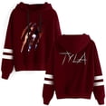 thumbnail image 2 of Tyla Scratch Pullover Hoodies Drawstring Bagless Parallel Bars Sweatshirt Men/Women Nw Fans Fashion Pullover, 2 of 4