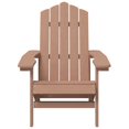 thumbnail image 2 of vidaXL Chaises de Jardin Adirondack 2 Pcs HDPE Marron, 2 of 3