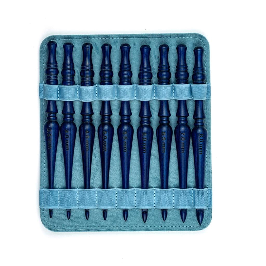 Giaone Wooden Crochet Needle Set In Elegant Retro Designs For Creation
