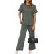 thumbnail image 1 of Conjunto de trajes casuales de verano XIEERDUO de dos piezas para mujer, 1 of 5